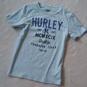 Hurley NWOT blue tee youth M 10/12